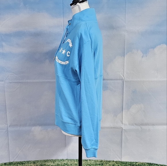 BOXERCRAFT | NORTH CAROLINA CUSTOMIZED LACE FRONT MOCK NECK PULLOVER - N… - Picture 4 of 16